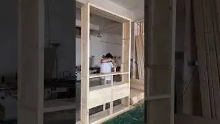 Custom Bogu Shelves for a Chinese-Style Hotel | UB Woodworks #youtubeshorts #woodworking #viralvideo