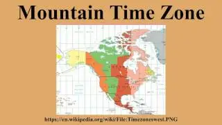 Mountain Time Zone