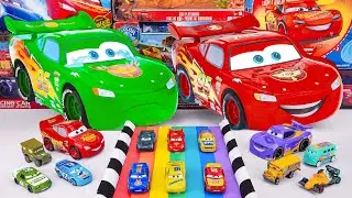 Disney Pixar Cars Unboxing Review | Lightning Mcqueen, Tow Mater, Doc Hudson, Sally Carrera, Cruz