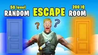 Fortnite RANDOM 50 ESCAPE ROOM (Tutorial) | Code: 8182-0934-3648 | Crotynx