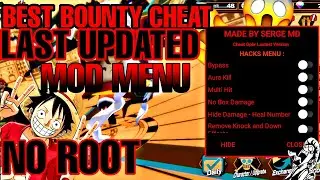BEST OPBR MOD MENU LAST UPDATED (NO ROOT) One piece bounty rush MoD menu Last Update show case