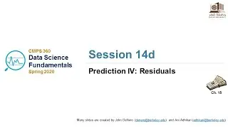 CMPS 360 Data Science | S20 | Session 14(d) | Prediction IV