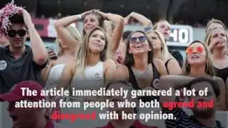 Texas Writer publishes HuffPo Article Saying SEC Women are too Scantily Clad