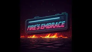 GMaV - Fire's Embrace | Epic Industrial Power Metal (AI Generated Music & Cyberpunk Visualizer)