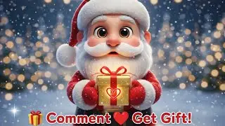 Santa&rsquo;s Magic Promise 🎅❤️ | Comment ❤️ Get a Gift 🎁