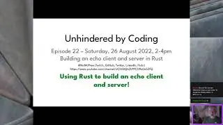 Episode 22: Implement a threaded echo server in Rust!