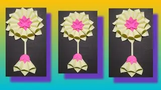 amazing small paper wall hanging  // easy craft//home decor//MAMA CREATIVITY CRAFT