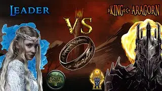 1v1 SHOWMATCH! Leader vs King.Aragorn v1.0 BFME 2 Online Multiplayer!