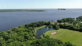 Central Winds Park, Winter Springs, Florida, Drone Footage with Rocket Launch Contrail