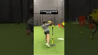 Throwing drill to keep elbow up and back #softball #baseball