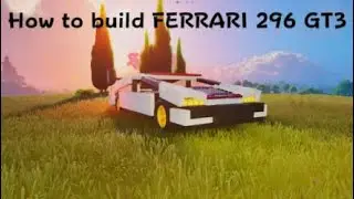 Lego Fortnite How to build FERRARI 296 GT3