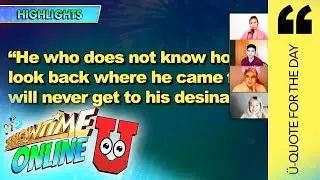 U-Quote for the day from Jose Rizal | Showtime Online U