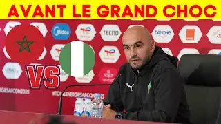 À la veille du choc Maroc-Nigéria : les mots forts de Regragui et Munir