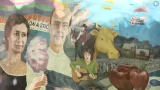 Butter Cow Concrete Art (Part 1) - Iowa State Fair 2011