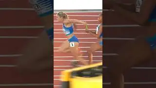 Abby Steiner clocked one the fastest 2nd leg split in history 9.86 seconds