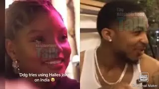 DDG Tries To Use On India Love That Halle Bailey Told Him But She Didn't Laugh!