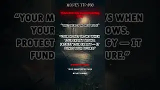 The Energy Money Rule: Protect Your Energy, Grow Your Wealth ⚡💰 #wealthmindset #moneymindset #shorts