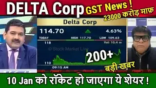 DELTA Corp share news today Anil Singhvi,GST News analysis,delta corp latest news,target 2025