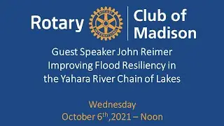 October 6, 2021 Guest Speaker John Reimer