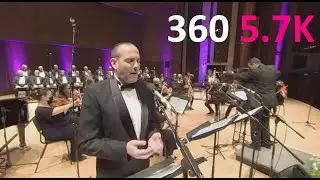 שמע ישראל בצילום 360 - שי אברמסון והתזמורת הסמפונית ירושלים | Sh'ma Israel - Shai Abramson