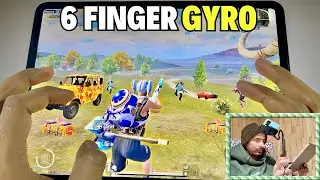 World&rsquo;s Best 6 Finger Gyro Player? 🤯 iPad Pro Handcam BGMI Gameplay / PUBG Mobile/ BGMI 