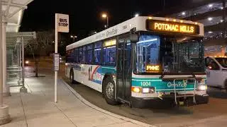 PRTC 2016 Gillig Advantage 1004 on Route PWME @ Franconia-Springfield Metrorail Station