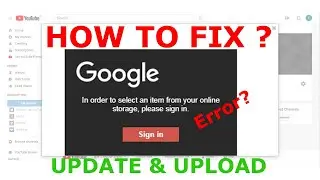 How To Fix YouTube Channel Art Error 2020 | How To Fix Can't Update/Upload Channel Art/Banner 2020