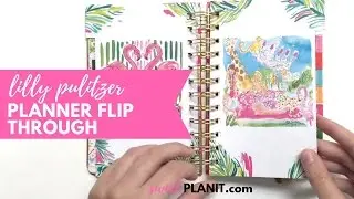 Lilly Pulitzer Planner Flip Through | 2016-2017 Agenda