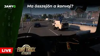 Ma &ouml;ssszej&ouml;n a konvoj? | Euro Truck Simulator 2 | VR | Oculus Rift S
