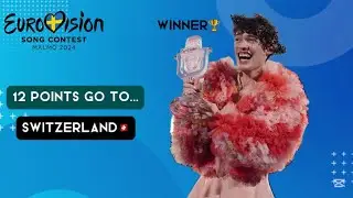 Eurovision 2024: all 12 points that Switzerland received 🇨🇭