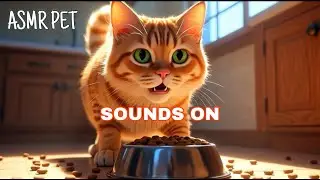 Cute Pet ASMR Eating 🐶🐱 | Crunchy & Satisfying Food Sounds | Relaxing ASMR