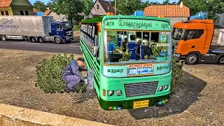 Bus Driver Creates Traffic Jam... What Happens Next?EURO TRUCK SIMULATOR IN TAMIL ETS2 Busgame 1.36