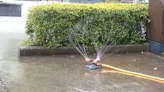 360 Degree Automatic Garden Sprinklers Watering Grass Lawn Rotary Nozzle