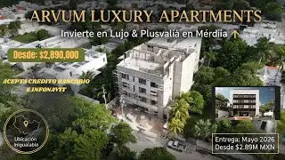 🏙️ Departamentos en PREVENTA dentro de Mérida desde $3,000,000| Arvum Residencial