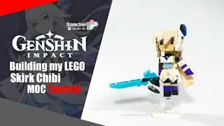 LEGO Genshin Impact Skirk Chibi MOC Tutorial | Somchai Ud