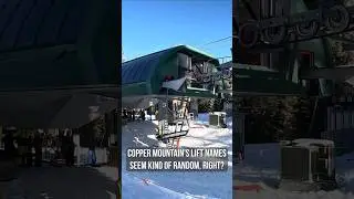 Did You Know THIS About COPPER MOUNTAIN? #skiing #snowboarding #coppermountain #colorado #skilift
