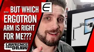 Which Ergotron monitor arm to use with the Wacom Cintiq 27 QHD or Dell Canvas