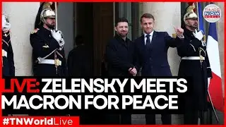 ZELENSKY IN PARIS LIVE:  Zelensky Discusses War & Peace Roadmap With French President