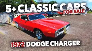 5+ CLASSICS FOR SALE!! 1972 Dodge Charger!