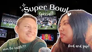 WE WON THE RAFFLE AT SUPER BOWL LIX 🏈 | SPORTS DATE AT BBW | beer, nachos, long island, raffle 🎟️