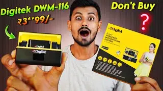 (Don't Buy) DIGITEK DWM 116 Wireless Mic for DSLR & Mobile ⚡ Best Wireless Mic Under ₹4000🔥