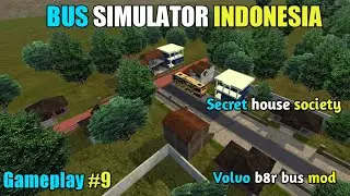 🔴 Secret Houses Society || M.R Travel || Volvo b8r bus mod bussid || BSI Gaming