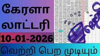10-01-2025 Kerala Lottery Guessing number only 