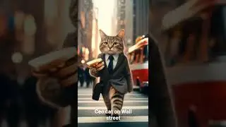 You are late for your billion-dollar meeting😻😻#ceocat #aicat #meowmotion #funnyshorts
