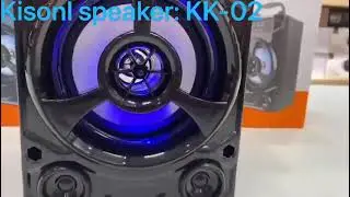 Kisonli Haut-parleur portable KK02 - Bluetooth - Noir