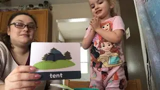 BREAKFAST WITH CARSON AND AUNT ASHWEE | FLASH CARDS |  LEARNING WORDS AND ASL SIGNS