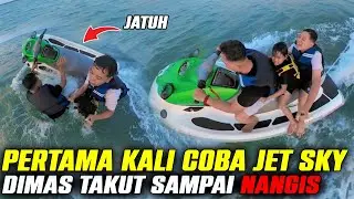 NAIK JET SKY DIMAS NANGIS!! PENGALAM PERTAMA DITDIM DAN AYAH NAIK JET SKY