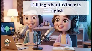 Learn Winter Vocabulary in English ❄️ | Real Conversation Practice with Adam & Eva #learnenglish