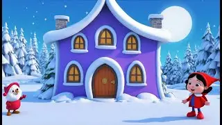 Snow White Builds an Ice House | Winter Fairy Tale Kids Nursery Rhyme Animation