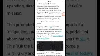 June 6, 2025Trump vs Elon Musk🔥 DOGE Down 9%! Meme Coin War Begins 🚨 #CryptoNews